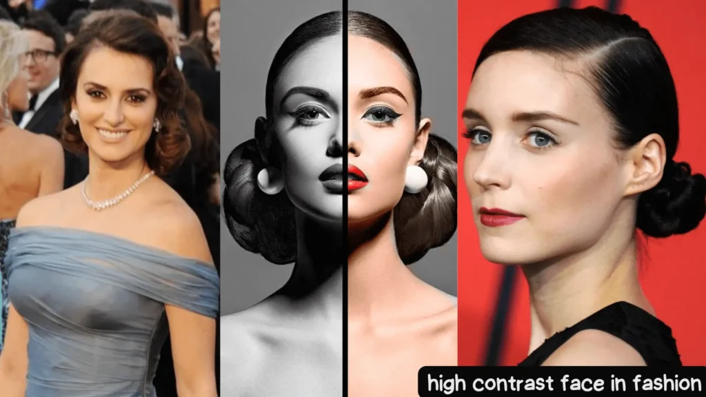 High Contrast Face in fashion